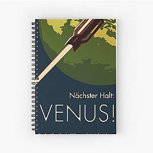 Venus! Wolfenstein The New Colossus Poster  Spiral Notebook