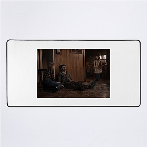 Wolf Man Family Under Siege Wolf Man Mouse Pads