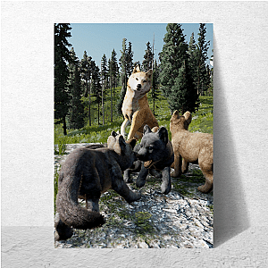 Alpha in Training – WolfQuest Wolfquest Posters
