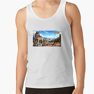 Hunt. Howl. WolfQuest. Wolfquest Tank Tops