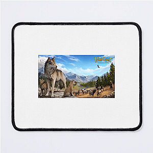 Hunt. Howl. WolfQuest. Wolfquest Mouse Pads