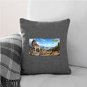 Hunt. Howl. WolfQuest. Wolfquest Pillows Cover