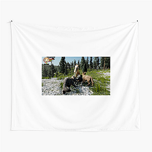 Alpha in Training – WolfQuest Wolfquest Tapestries