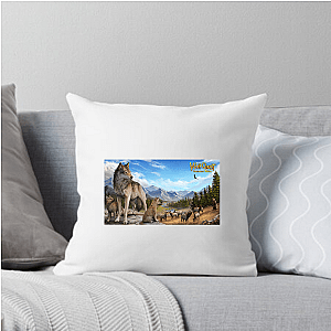 Hunt. Howl. WolfQuest. Wolfquest Pillows Cover