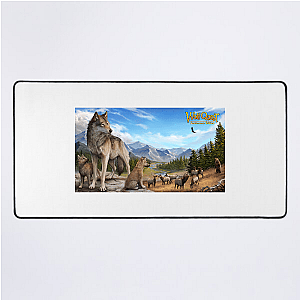 Hunt. Howl. WolfQuest. Wolfquest Mouse Pads