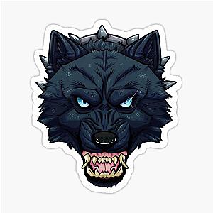 Blue Wolf's Rain Sticker