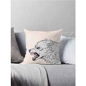 Kiba Wolf's Throw Pillow