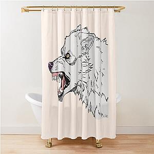 Kiba wolf Shower Curtain