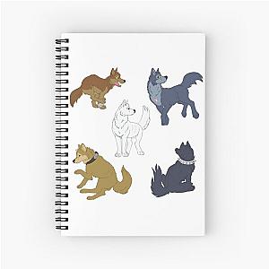 Wolf's Rain Pack Spiral Notebook