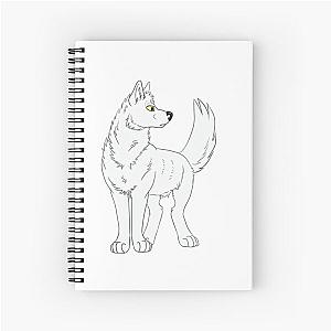 Kiba from Wolf's Rain Spiral Notebook