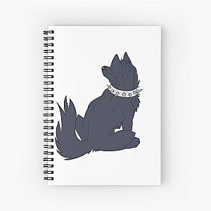 Wolf's Rain Blue Spiral Notebook