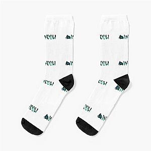 Wooli Green Galaxy Socks