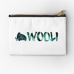 Wooli Green Galaxy Zipper Pouch