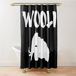 Wooli Merch Wooli Logo Shower Curtain