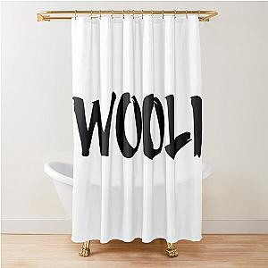 Wooli Merch Wooli logo Shower Curtain