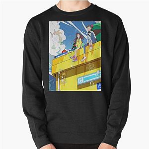 Words Bubble Up Like Soda Pop - Sitting on Top of the Roof  Pullover Sweatshirt