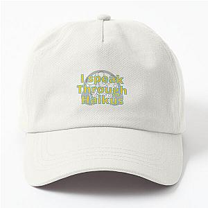 I speak through haikus words bubble up like soda pop  anime movie design  netflix Dad Hat