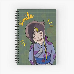 Words bubble up like soda pop smile Spiral Notebook