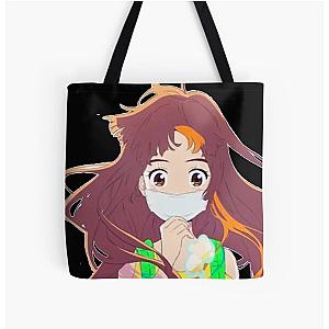 Words Bubble Up Like Soda Pop Anime All Over Print Tote Bag