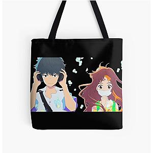 Words Bubble Up Like Soda Pop Anime All Over Print Tote Bag