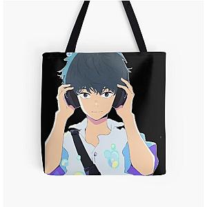 Words Bubble Up Like Soda Pop Anime All Over Print Tote Bag