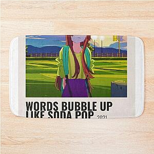 Words bubble up like soda pop (2021) Bath Mat