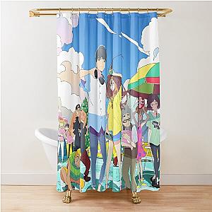 Words Bubble Up Like Soda Pop - Cover Image  Shower Curtain