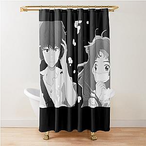 Words Bubble Up Like Soda Pop Anime Shower Curtain