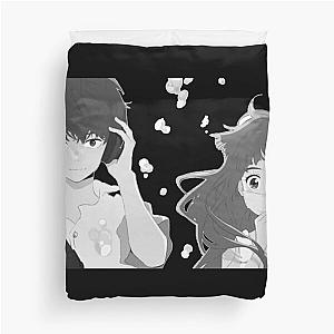 Words Bubble Up Like Soda Pop Anime Duvet Cover