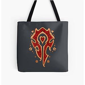 Ornate Battle Crest All Over Print Tote Bag