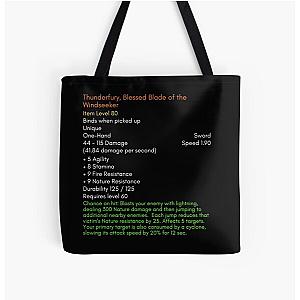 Thunderfury, Blessed Blade of the Windseeker classic wow All Over Print Tote Bag