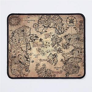 Vintage Map of Azeroth from World of Warcraft Mouse Pad