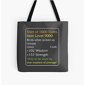 Shirt of 1000 Truths All Over Print Tote Bag