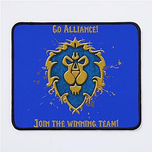 7620 Logo of the Alliance of the game World of warcraft - WoW- Mouse Pad