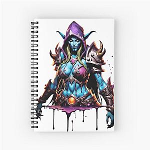 7306 Sylvanas from World of Warcraft multicolor Spiral Notebook