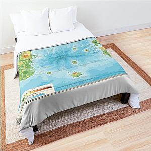 Detailed Azeroth map Comforter