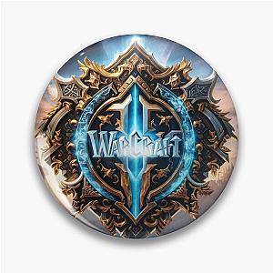 7627 Shield with light blue tones from the game World of warcraft - WoW-  Pin