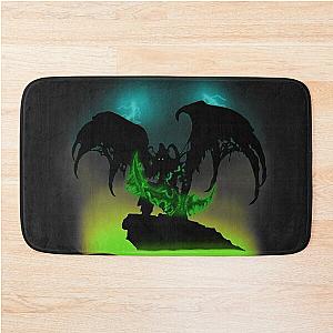 Silhouette of Illidan Bath Mat