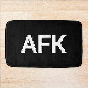 Afk Gamer Quote Bath Mat