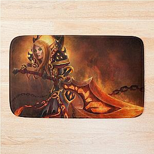 Blood Elf Retribution Paladin Fan Art Bath Mat