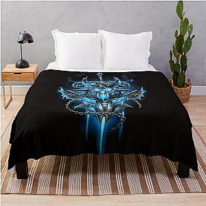 Frost Death Knight logo Throw Blanket