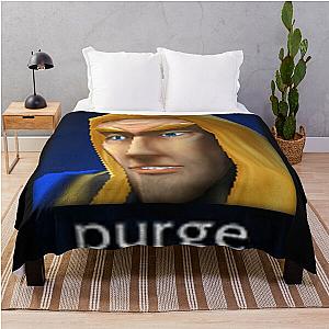 Arthas Purge Wow Meme Throw Blanket