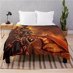 Blood Elf Retribution Paladin Fan Art Throw Blanket