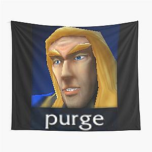 Arthas Purge Wow Meme Tapestry