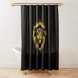 Golden alliance logo Shower Curtain