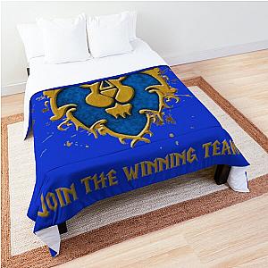 7620 Logo of the Alliance of the game World of warcraft - WoW- Comforter