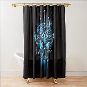 Frost Death Knight logo Shower Curtain