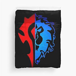 7619 Combined Alliance-Horde logo from the game World of warcraft - WoW- Duvet Cover