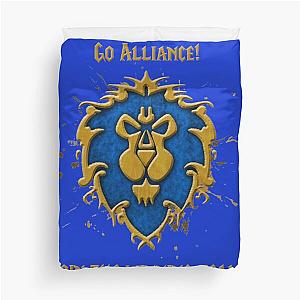 7620 Logo of the Alliance of the game World of warcraft - WoW- Duvet Cover