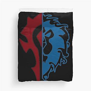 Combined Alliance-Horde logo from the game World of warcraft - WoW- Duvet Cover